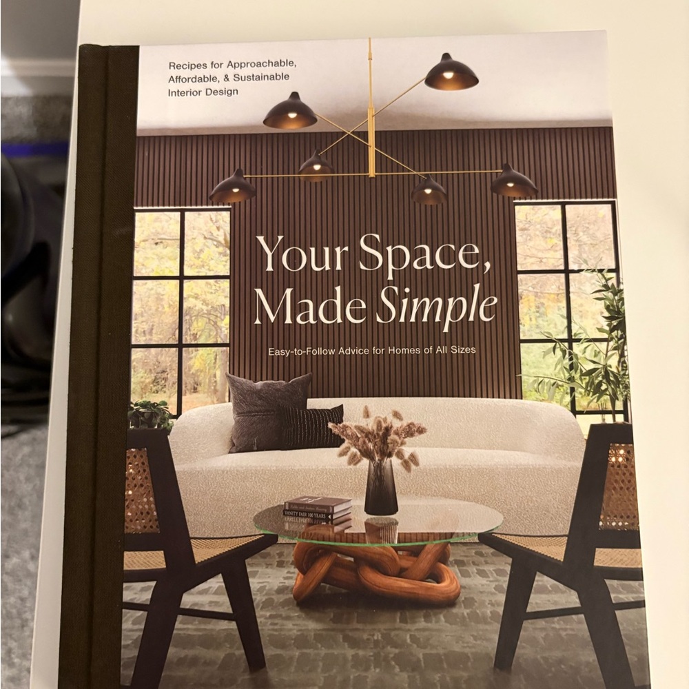 Your Space, Made Simple - Brown and Cream Home Accents Book